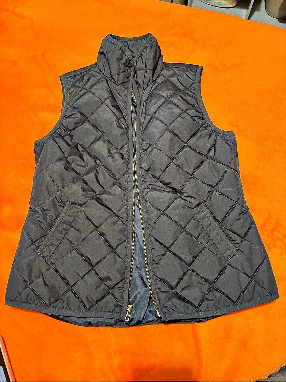 Old Navy Quilted Vest in Black Size XS Like New